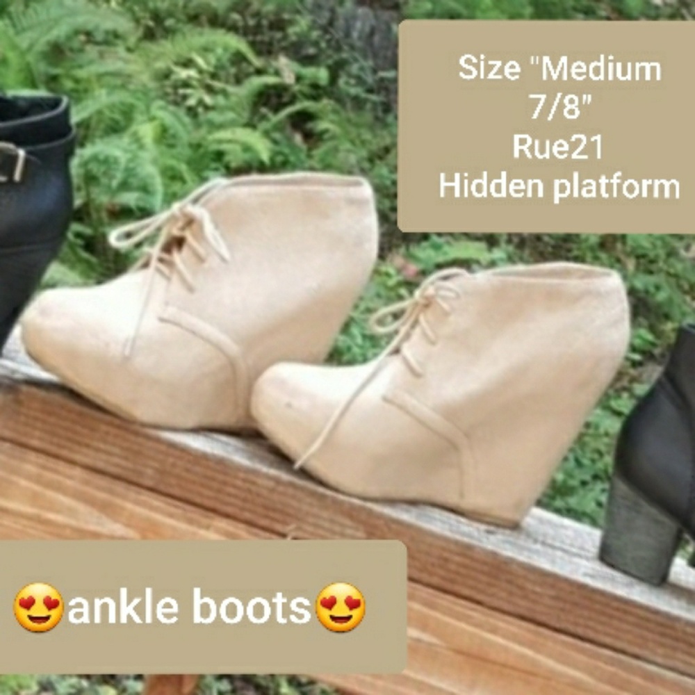 😍adorable Rue21 size Medium 7/8 hidden platform